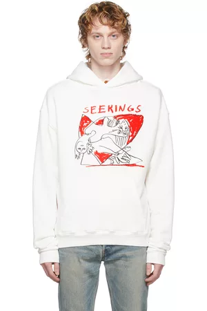 Seekings Boys Hoodies - White Mother And Child Hoodie