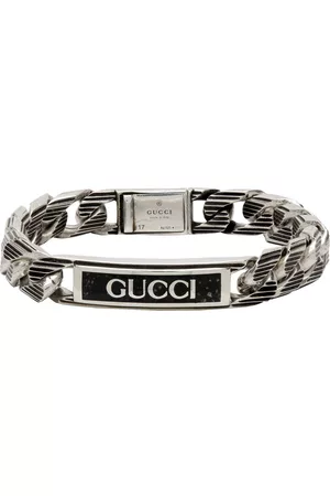 Gucci Marina Black Braided Leather Bracelet with Gold Double G S 550229  8061 | eBay