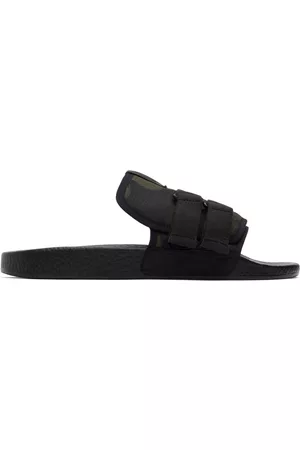 Ralph Lauren Men Sandals - Khaki & Black Utility Slides