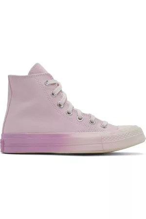 Converse Women Canvas Sneakers - Pink Pastel Gradient Chuck 70 Sneakers