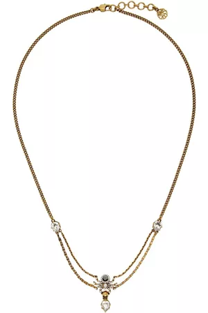 Alexander McQueen Gold Spider Necklace