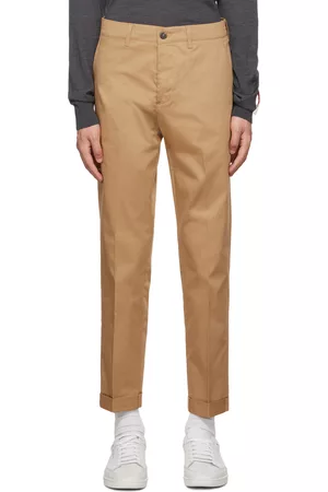 Golden Goose Men Chinos - Beige Chino Trousers