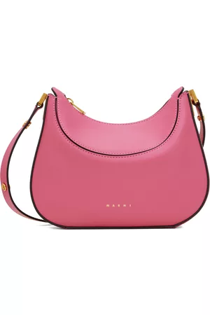 Marni Women Shoulder Bags - Pink Mini Calfskin Shoulder Bag