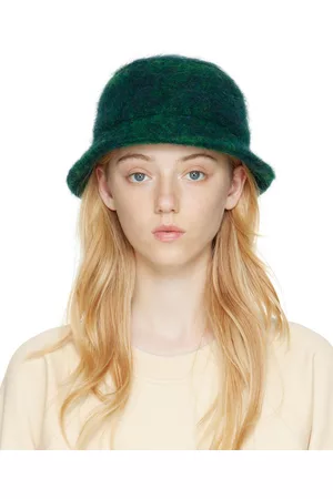 Marni Women Hats - Green Mohair & Alpaca Bucket Hat