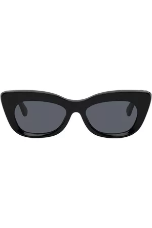 Stella McCartney Women Cat Eye Sunglasses - Black Oval Cat-Eye Sunglasses