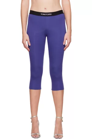 Tom Ford Women Shorts - Purple Biker Shorts