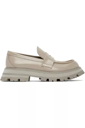Alexander McQueen Women Loafers - Taupe Wander Loafers