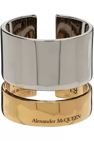 Alexander McQueen Silver & Gold Cutout Ring