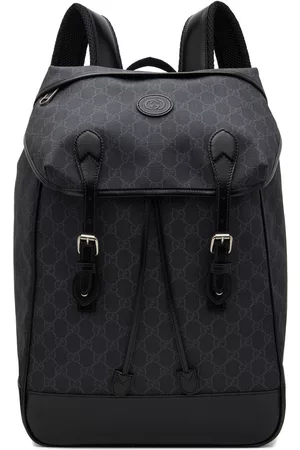 Gucci Black Interlocking G Backpack
