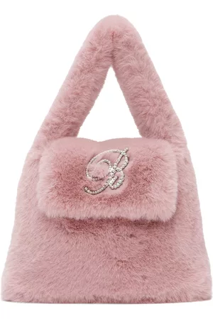 BLUMARINE Women Bags - Pink Faux-Fur Bag