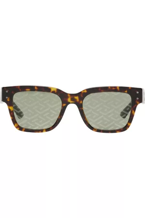 VERSACE Tortoiseshell Monogram Sunglasses