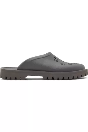 Gucci Men Loafers - Gray Rubber GG Loafers