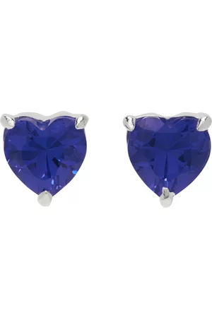 Hatton Labs Men Earrings - & Blue Heart Stud Earrings