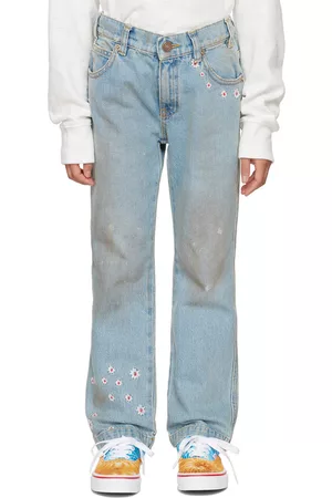 ERL Kids Blue Distressed Jeans