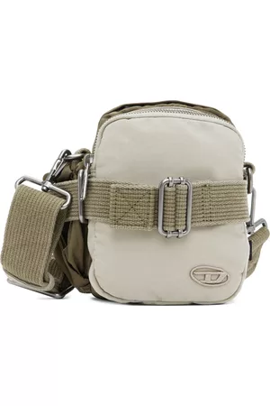 Diesel Men Bags - Khaki & Beige Small Utility Crossbody Pouch