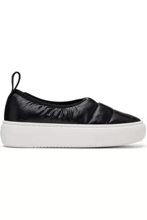 Marni Kids Navy Puffed Slip-On Sneakers