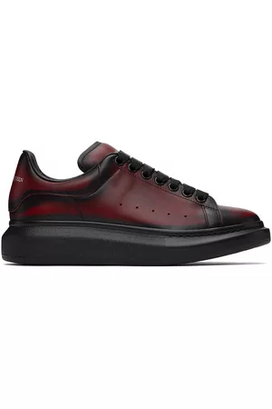 Alexander McQueen Men Sneakers - Black & Red Oversized Sneakers