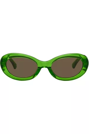 DRIES VAN NOTEN Men Sunglasses - Green Linda Farrow Edition 211 C5 Sunglasses