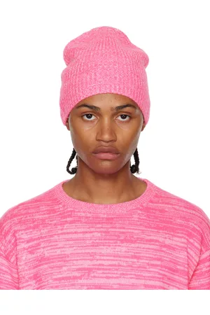 DRIES VAN NOTEN Pink Cashmere Beanie