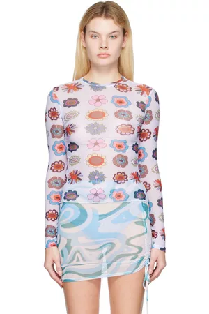 FENSI Women Beachwear - SSENSE Exclusive Psychedelic Daisies Cover Up