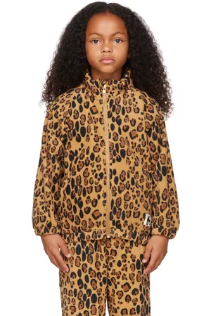 Mini Rodini Kids Leopard Fleece Jacket
