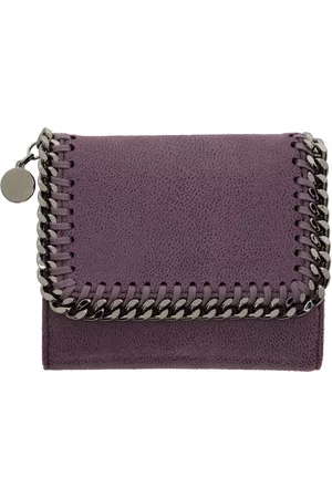 Stella McCartney Women Wallets - Purple Small Falabella Flap Wallet