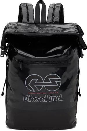 Diesel Men Rucksacks - Black Trap/D Backpack
