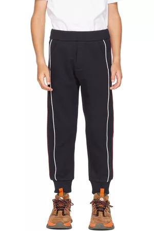 Moncler Kids Navy Tricolor Lounge Pants