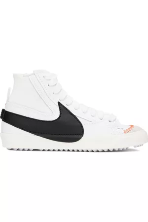 Nike Men Blazers - White Blazer Mid '77 Jumbo Sneakers