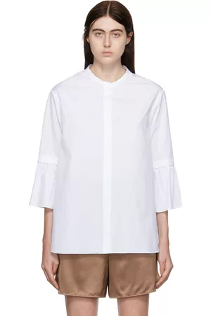 Max Mara Women Blouses - White Curvone Blouse