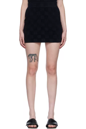 AMBUSH Women Mini Skirts - Black Monogram Miniskirt