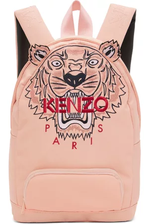 Kenzo Kids Pink Tiger Ears Backpack