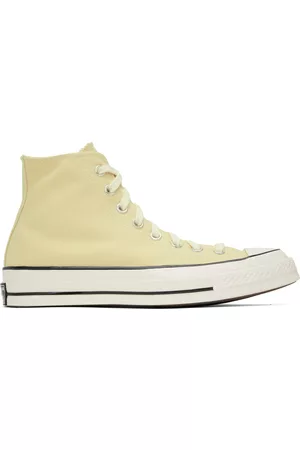 Converse Men Canvas Sneakers - Yellow Chuck 70 Hi Sneakers