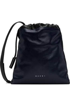 Marni Women Bags - Navy & Black Soft Museo Pouch