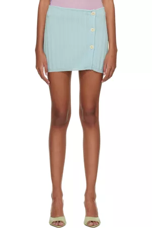 Marco Rambaldi Women Mini Skirts - SSENSE Exclusive Blue Miniskirt