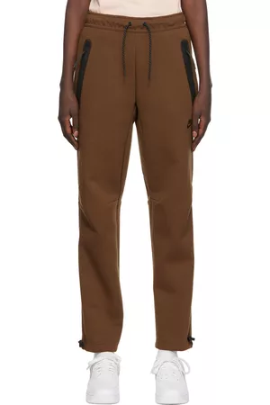Nike Women Sweats - Brown Sportswear Tech Lounge Pants