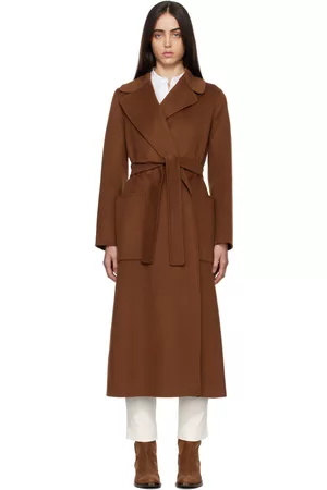 Max Mara Women Coats - Brown Belt Coat