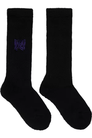 Pins & Needles Men Socks - Black Pile Socks