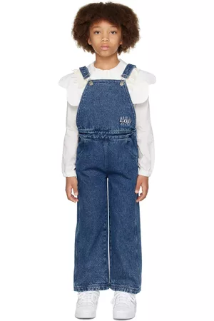 Wolf & Rita Dungarees - Kids Navy Age of Togetherness Florbela Overalls