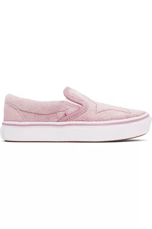 Vans Kids Pink ComfyCush Slip-On V Little Kids Sneakers