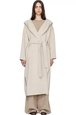 Max Mara Women Coats - Gray Wrap Coat