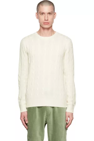 Ralph Lauren Men Sweatshirts - Off-White 'The Iconic' Sweater