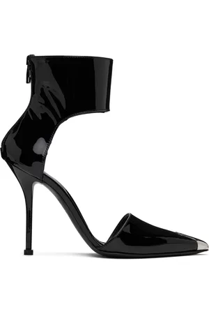 Alexander McQueen Women Heels - Black Harness Punk Heels