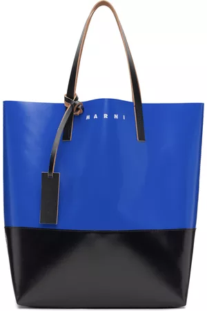 Marni Women Tote Bags - Blue & Black Tribeca Tote