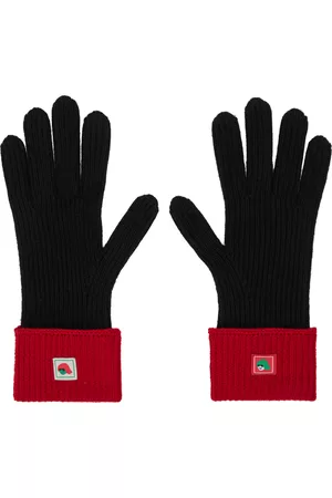 Kenzo Men Gloves - Black Paris Wool Gloves