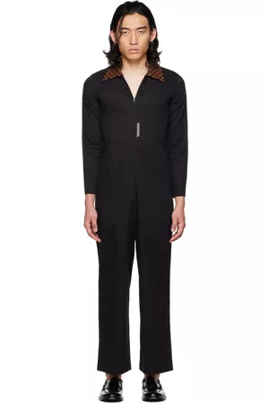 Connor McKnight Chess Collar Embroidered Jumpsuit