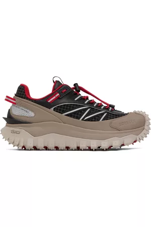 Moncler Black & Beige Trailgrip GTX Low Sneakers