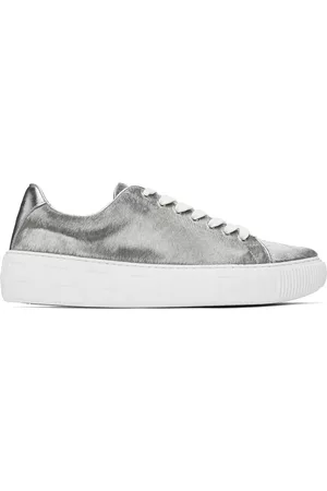 VERSACE Men Sneakers - Silver Greca Sneakers
