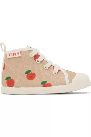 Tiny Cottons Baby Beige Apples Sneakers