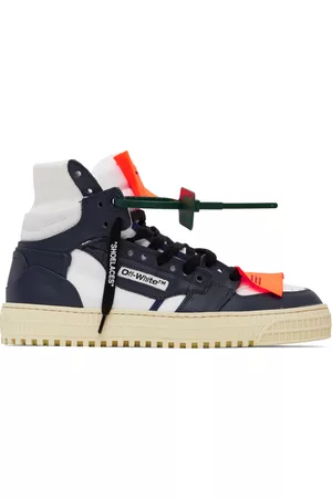 OFF-WHITE Men Sports Shoes - Navy High Off-Court 3.0 Sneakers